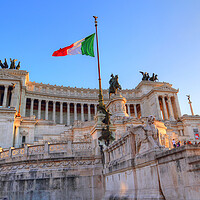 Buy canvas prints of Rome, Italy, Landmark Altare della Patria  by Elijah Lovkoff