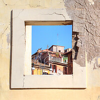 Buy canvas prints of Rome streets in historic part of town by Elijah Lovkoff