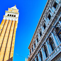 Buy canvas prints of Landmark Saint Marco Square in Venice by Elijah Lovkoff