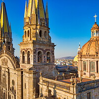 Buy canvas prints of Guadalajara Central Cathedral  by Elijah Lovkoff