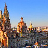Buy canvas prints of Guadalajara Cathedral  by Elijah Lovkoff