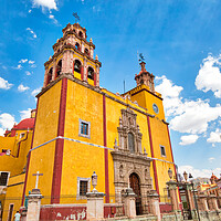 Buy canvas prints of Guanajuato, Entrance of Basilica of Our Lady of Guanajuato  by Elijah Lovkoff