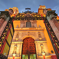 Buy canvas prints of Entrance of Basilica of Our Lady of Guanajuato  by Elijah Lovkoff