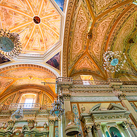 Buy canvas prints of Guanajuato, Mexico, Famous Basilica of Our Lady of Guanajuato (Basílica de Nuestra Senora de Guanajuato) by Elijah Lovkoff