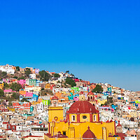 Buy canvas prints of Guanajuato, scenic city panorama by Elijah Lovkoff