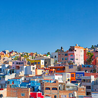 Buy canvas prints of Guanajuato, scenic city panorama by Elijah Lovkoff