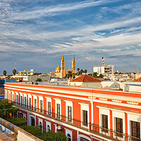 Buy canvas prints of Panoramic view of the Mazatlan Old City, Mexico by Elijah Lovkoff