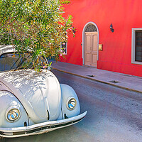 Buy canvas prints of Merida, Mexico, Scenic colorful colonial Merida streets in Mexico, Yucatan by Elijah Lovkoff