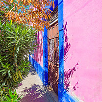 Buy canvas prints of Scenic colorful colonial Merida streets in Mexico, Yucatan by Elijah Lovkoff