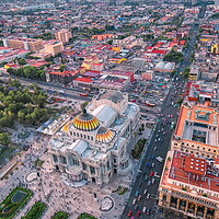 Buy canvas prints of Panoramic view of Mexico City  by Elijah Lovkoff