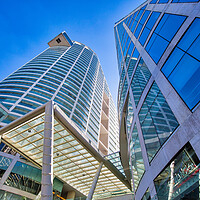 Buy canvas prints of Mexico City Financial center by Elijah Lovkoff