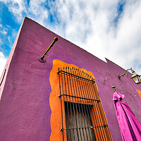 Buy canvas prints of Monterrey, historic buildings in the center of the old city by Elijah Lovkoff