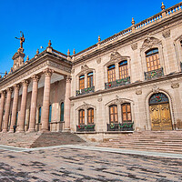 Buy canvas prints of Monterrey, Macroplaza, Government Palace (Palacio del Gobierno) by Elijah Lovkoff