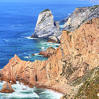 Buy canvas prints of Cabo da Roca scenic shore line by Elijah Lovkoff