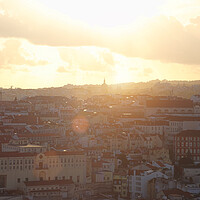 Buy canvas prints of Scenic panoramic views of Lisbon from Saint George Castle (Sao Jorge) lookout by Elijah Lovkoff