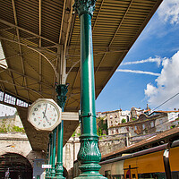 Buy canvas prints of Sao Bento train station in the historic city center by Elijah Lovkoff