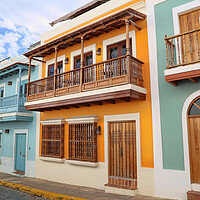 Buy canvas prints of San Juan streets on a bright sunny day by Elijah Lovkoff