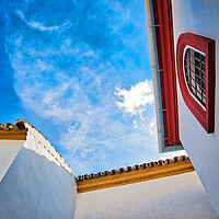 Buy canvas prints of Cordoba streets on a sunny day in historic city center near Mezq by Elijah Lovkoff