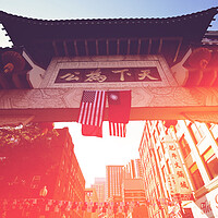 Buy canvas prints of Entrance to Boston Chinatown by Elijah Lovkoff