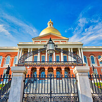 Buy canvas prints of Massachusetts State House by Elijah Lovkoff
