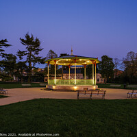 Buy canvas prints of Bandstand, Royal Leamington Spa by Nigel Wilkins