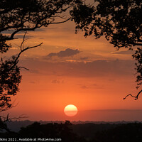 Buy canvas prints of Sunset by Nigel Wilkins