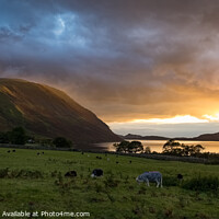 Buy canvas prints of Sunset at Wastwater by Nigel Wilkins