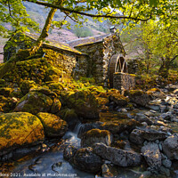 Buy canvas prints of Lake District, The Old Mill by Nigel Wilkins