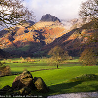 Buy canvas prints of Langdale Pikes by Nigel Wilkins