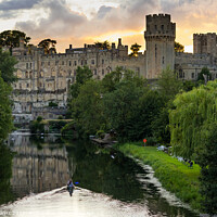 Buy canvas prints of Warwick Castle by Nigel Wilkins