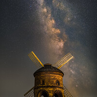 Buy canvas prints of Chesterton Windmill Under the Stars by Nigel Wilkins