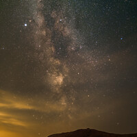 Buy canvas prints of Milky Way over Scafell Pike by Nigel Wilkins