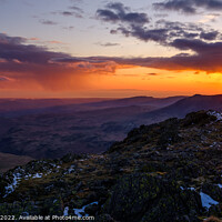 Buy canvas prints of Lake District Sunset by Nigel Wilkins