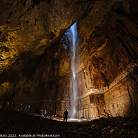 Buy canvas prints of Gaping Gill by Nigel Wilkins