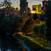 Buy canvas prints of Warwick Castle by Nigel Wilkins