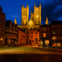 Buy canvas prints of Lincoln Cathedral by Nigel Wilkins