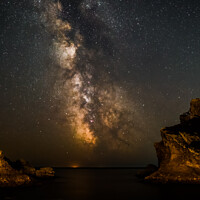 Buy canvas prints of Milky Way from the Dorset Coast by Nigel Wilkins