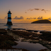 Buy canvas prints of Penmon Lighthouse & Puffin Island, Anglesey by Nigel Wilkins