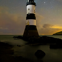 Buy canvas prints of Penmon Lighthouse, Anglesey by Nigel Wilkins