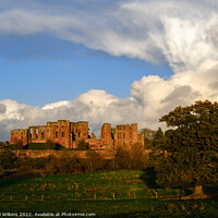 Buy canvas prints of Approaching Storm - Kenilworth Castle by Nigel Wilkins