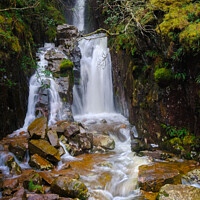 Buy canvas prints of Scale Force Waterfall, Lake District by Nigel Wilkins