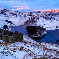 Buy canvas prints of Winter Sunrise, Haweswater by Nigel Wilkins