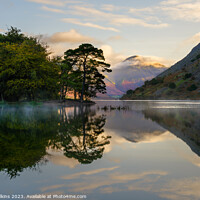 Buy canvas prints of Wastwater & Great Gable, Lake District by Nigel Wilkins