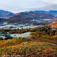 Buy canvas prints of Elterwater in Autumn - Lake District by Nigel Wilkins
