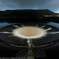Buy canvas prints of Ladybower Reservoir Plughole by Nigel Wilkins