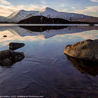 Buy canvas prints of Lochan na h-Achlaise by Nigel Wilkins