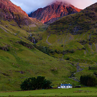 Buy canvas prints of Achnambeithach cottage by Nigel Wilkins