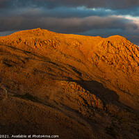 Buy canvas prints of Scafell Pike sunset by Nigel Wilkins