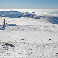 Buy canvas prints of Helvellyn Conquered by Nigel Wilkins