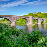 Buy canvas prints of Majesty of the River Tweed by Michael Birch